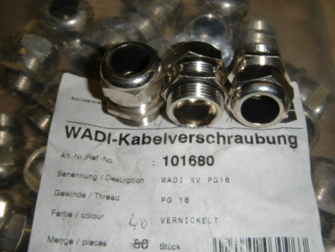 10.1680 WADI-Kabelverschraubung PG16